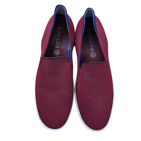 Rothy's The Sneaker Women's Size 10.5 US Red Garnet Burgundy Slip On Shoes - Picture 3 of 9